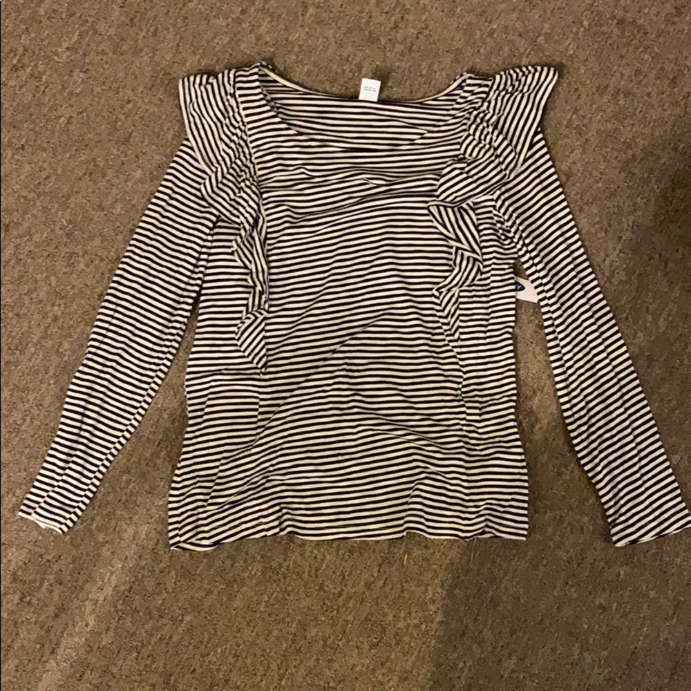 Brand new striped long sleeve shirt